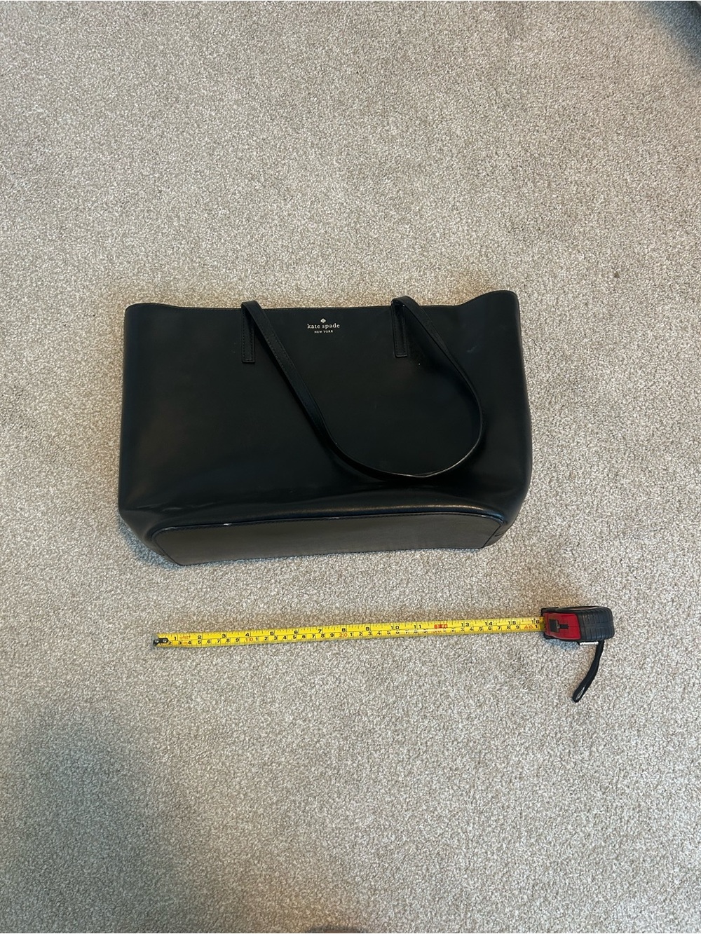kate spade Black Leather Purse with Gold Logo - Picture 5 of 5
